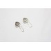 Traditional dangle women filigree heart earring 925 Sterling Silver B 927